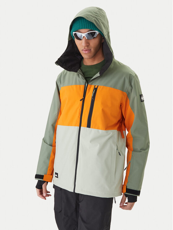 Quiksilver Quiksilver Сноуборд яке Sycamore EQYTJ03457 Зелен Modern Fit