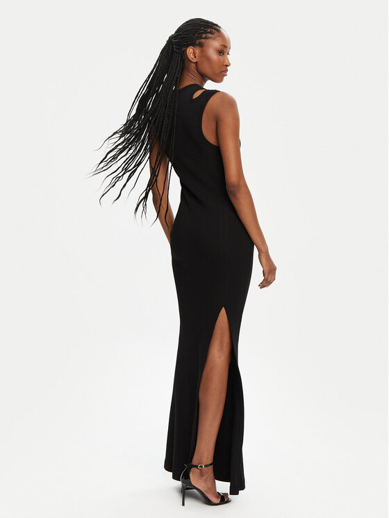 Versace Jeans Couture Versace Jeans Couture Лятна рокля 78HAO973 Черен Slim Fit