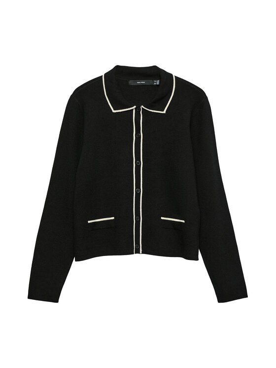 Vero Moda Vero Moda Kardiganas Gold 10337626 Juoda Regular Fit