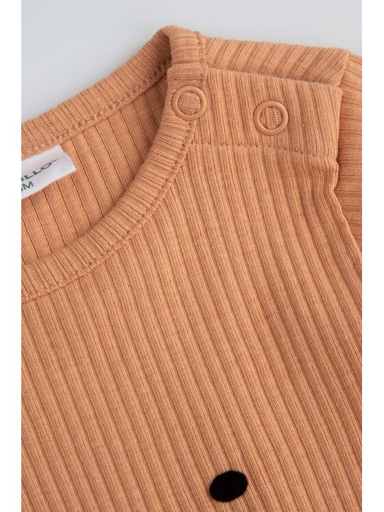 Coccodrillo Coccodrillo Body dziecięce ZC6112101SUN-002 Beżowy Regular Fit