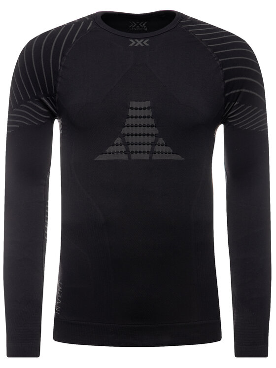 X-Bionic X-Bionic Termoprádlo vrchní části 4.0 Long INWT06W19M Černá Slim Fit