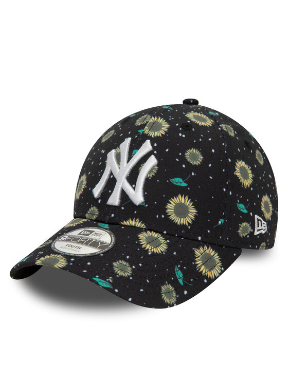 New Era Cepure ar nagu Kids Floral Aop 940 Ne 60503478 M Melns