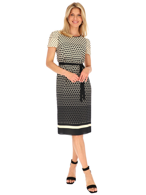 Potis & Verso Potis & Verso Sukienka codzienna Avery Beżowy Regular Fit