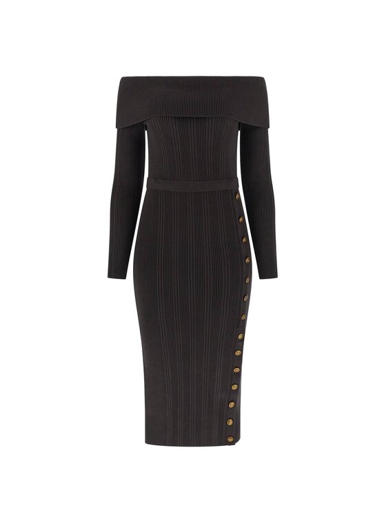 Guess Guess Vestito da giorno 178886 Marrone Classic Fit