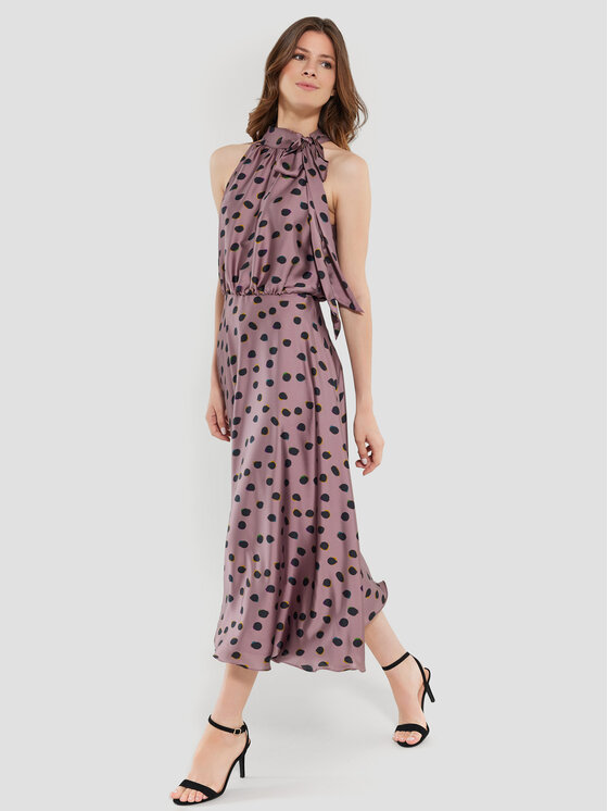 Swing Swing Sukienka koktajlowa 5AE04900 Fioletowy Regular Fit