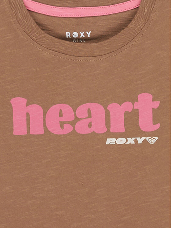 Roxy Roxy Póló Orchid Art ERGZT04142 Barna Regular Fit