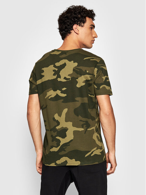 Alpha Industries Alpha Industries T-Shirt Basic 100501C Zelená Regular Fit