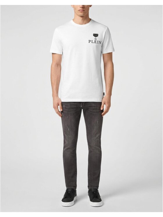 PHILIPP PLEIN PHILIPP PLEIN T-shirt 31619 Bianco Regular Fit