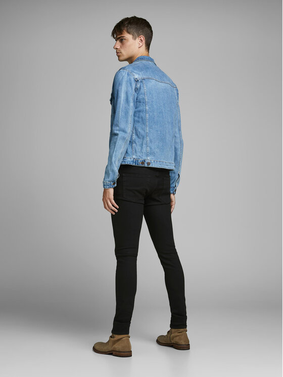 Jack & Jones Jack & Jones Jeansy Liam 12109952 Černá Skinny Fit