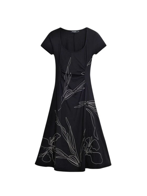 Desigual Desigual Sukienka codzienna Abito bucarest Czarny Slim Fit