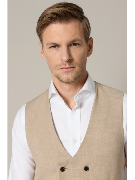 Lancerto Lancerto Kamizelka Astorga KA073126000005 Beżowy Regular Fit