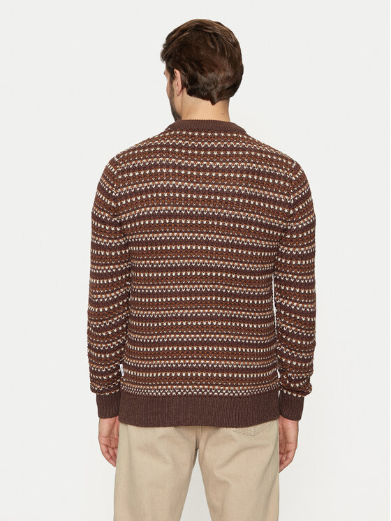 Only & Sons Only & Sons Pulover Musa 22027268 Rjava Regular Fit