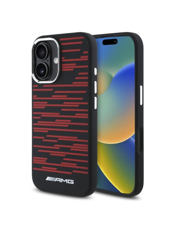 Etui na telefon Mercedes-Benz, Czarne, Apple iPhone 16