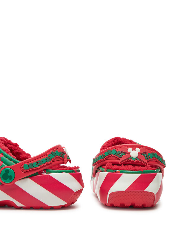 Crocs Crocs Iešļūcenes Classic Mickey Xmass Lined Clog K 210814 Zaļš