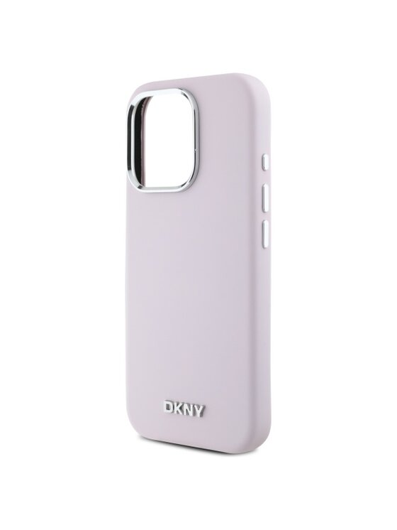 DKNY DKNY Etui na telefon Liquid Silicone Small Metal Logo Różowy