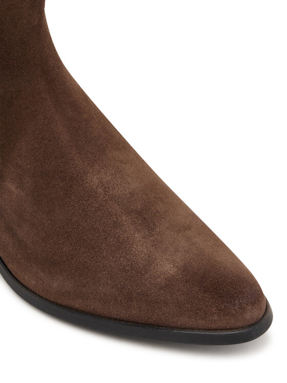 Tommy Hilfiger Tommy Hilfiger Škornji Pointy Zip Bootie FW0FW08981 Rjava