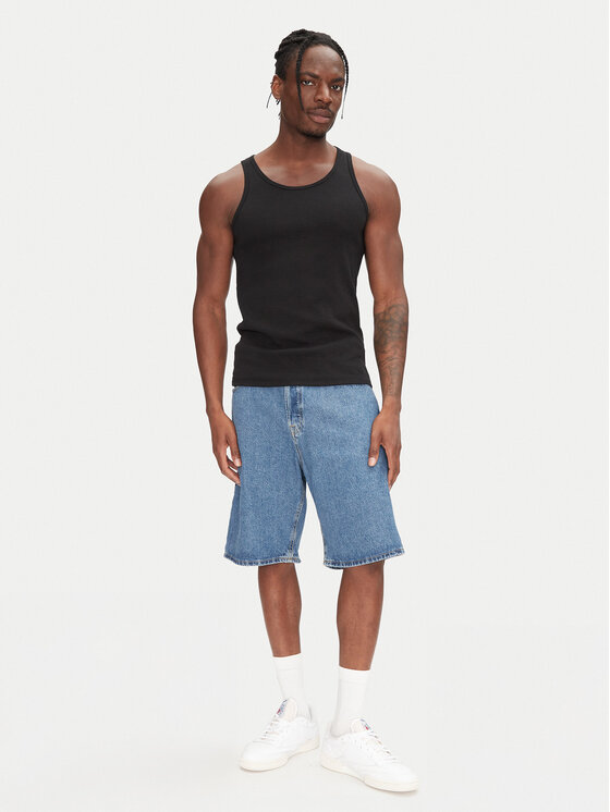 Jack & Jones Jack & Jones Džínové šortky Alex 12269532 Modrá Baggy Fit