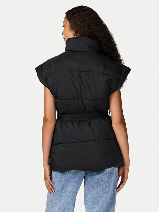 YAS YAS Vestă Merla 26035395 Negru Slim Fit