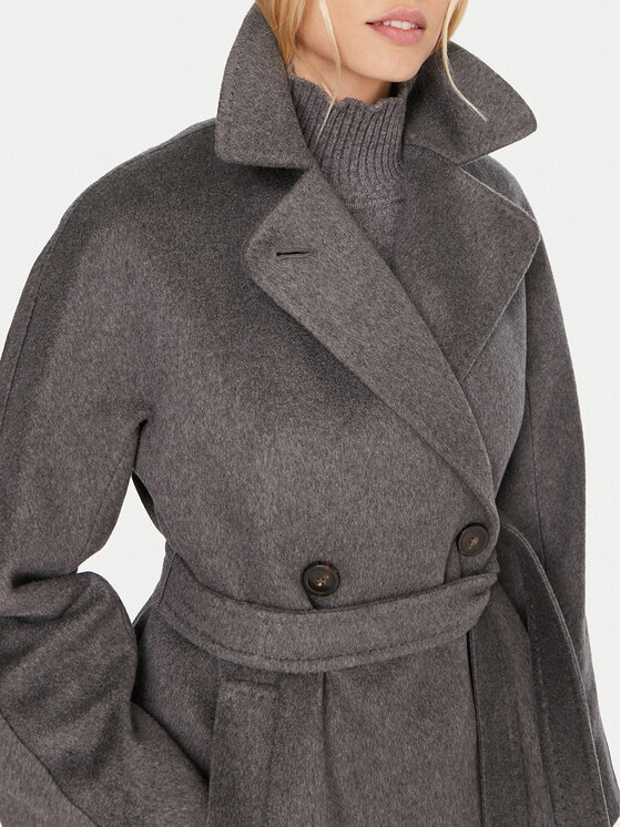 Weekend Max Mara Weekend Max Mara Cappotto di transizione Cascia 2525016072 Grigio Regular Fit