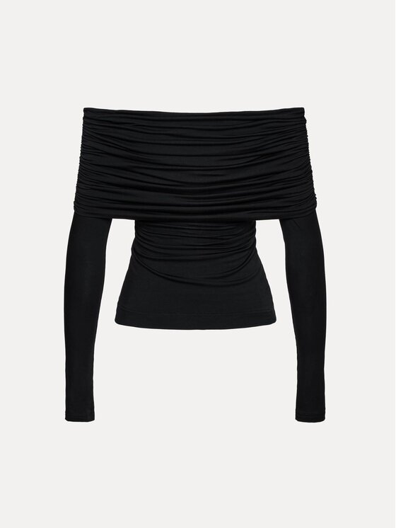La Mania La Mania S dlouhým rukávem RIANN Černá Basic Fit