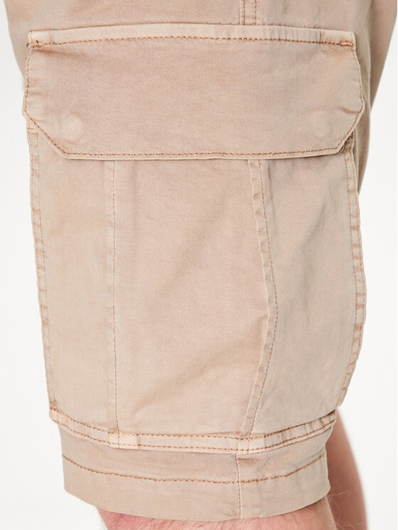 LTB LTB Шорти от плат Dikada 46013 Бежов Regular Fit