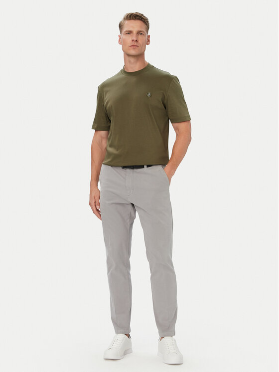 BOSS BOSS T-shirt C-Taut 01 50555844 Tamno zelena Regular Fit