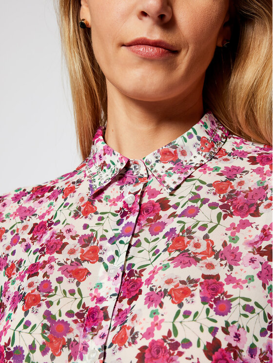 Camicia Clouis W1RH09 W70Q0 Rosa Relaxed Fit