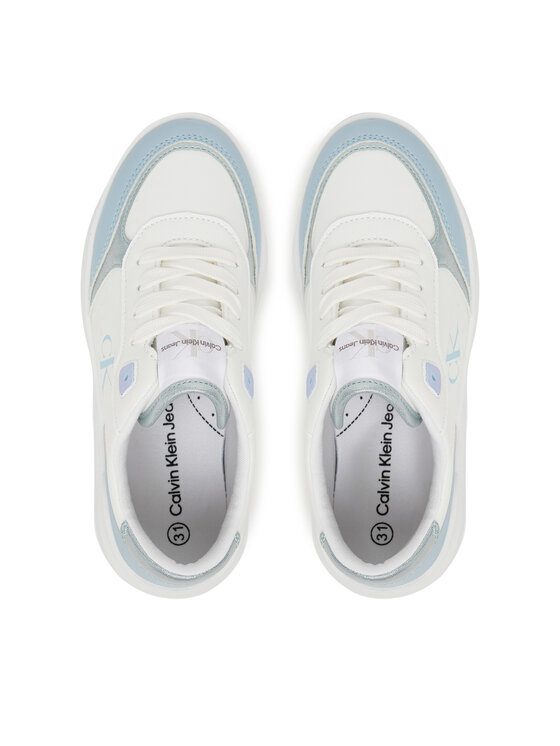 Calvin Klein Jeans Calvin Klein Jeans Sneakersy Low Cut Lace-Up V3A9-82020-1355 Biały