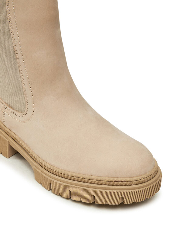 Tamaris Tamaris Kotníková obuv s elastickým prvkem 1-26407-43 Béžová