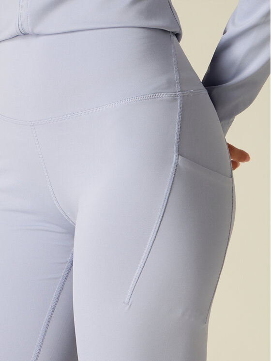 Oltre Oltre Pantaloni di tessuto P837J002657N004 Turchese Slim Fit