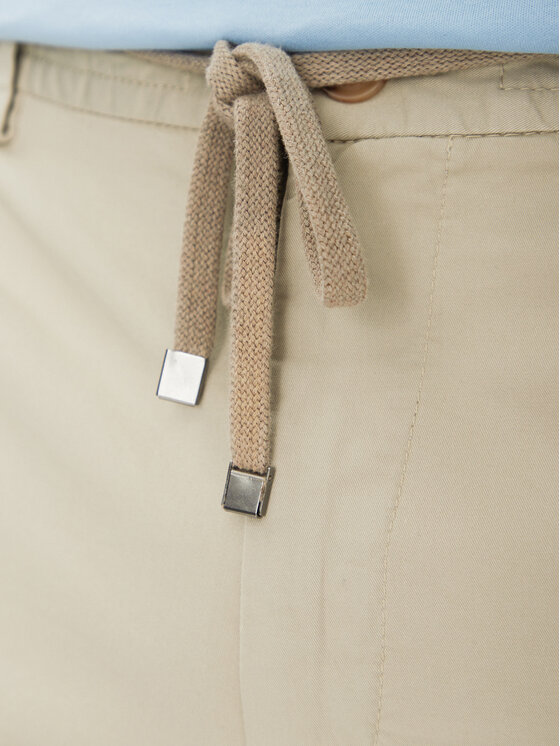 JOOP! JOOP! Medžiaginiai šortai 17 JT-80Capri-D 30045912 Smėlio Slim Fit
