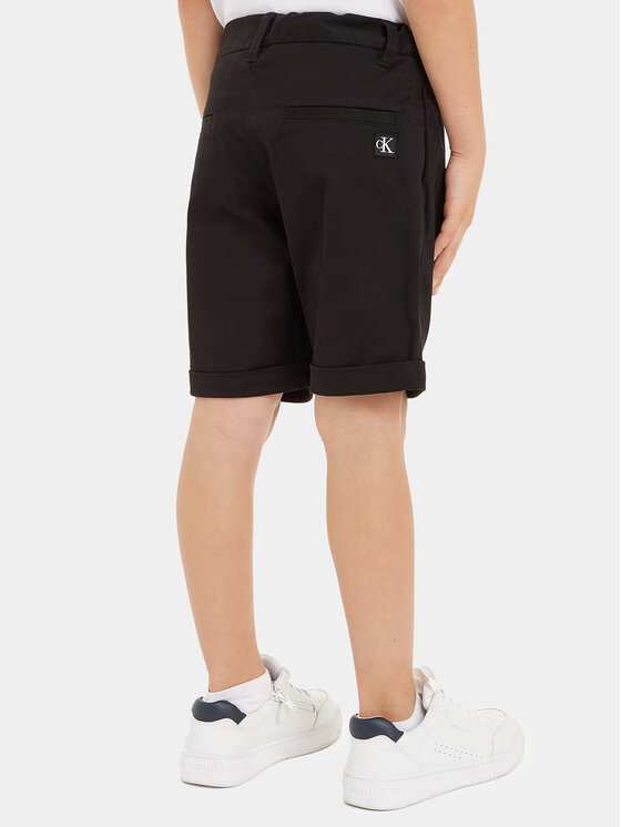 Calvin Klein Jeans Calvin Klein Jeans Kratke hlače Ceremony IB0IB02063 Crna Regular Fit