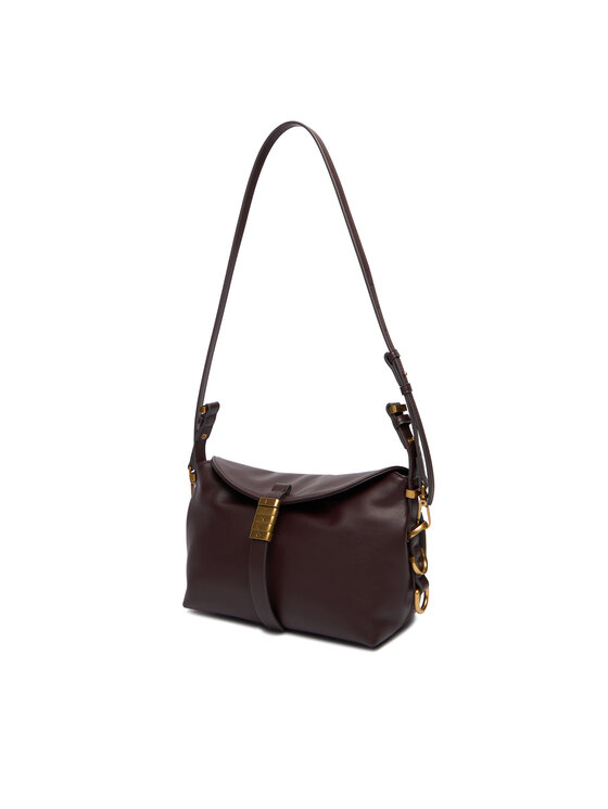 PINKO PINKO Ročna torba Saddle Baguette Mini AI 25-26 PLTT 105895 A1ZX Bordo rdeča