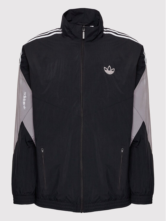 adidas adidas Džemperis ar kapuci Sprt Lightning HE4714 Melns Regular Fit