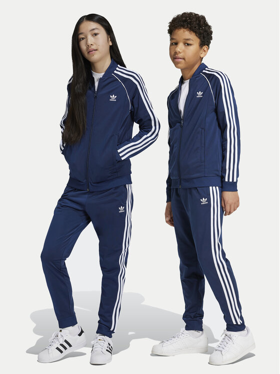 adidas adidas Спортивні штани adicolor SST IY7466 Cиній Regular Fit