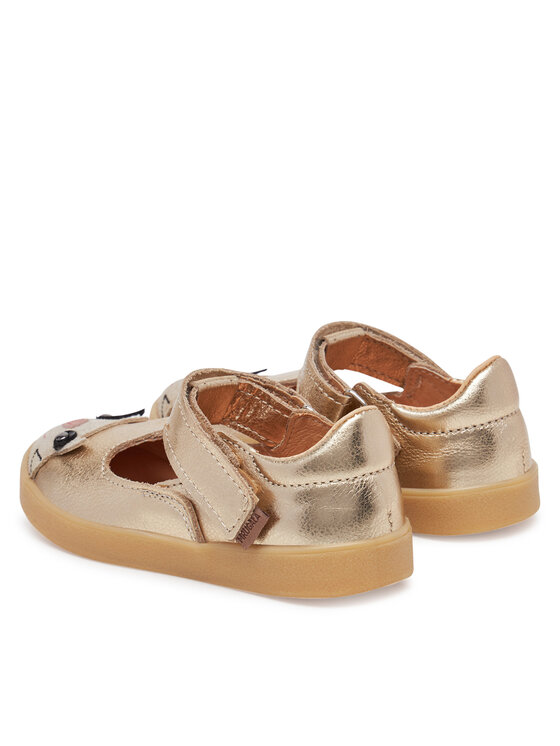 Mrugała Mrugała Halbschuhe Tola 2280/5-22 Goldfarben