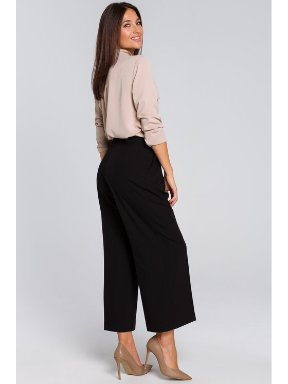 Stylove Stylove Dámské kalhoty S139 Černá Comfort Fit
