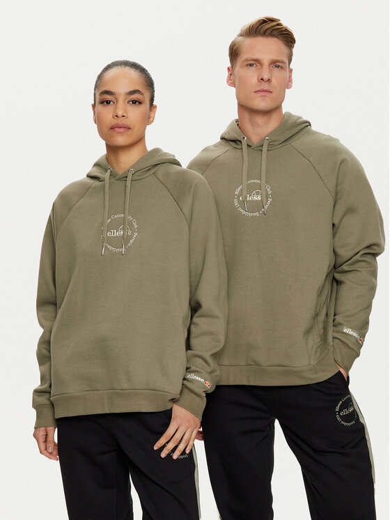 Ellesse Mikina Unisex Barcelona SHX21062 Zelená Regular Fit