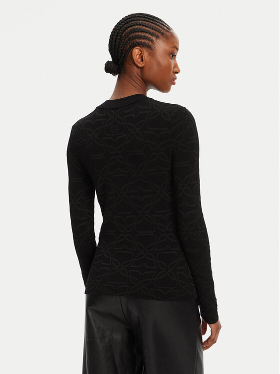 HUGO HUGO Pullover Satero 50542604 Schwarz Slim Fit