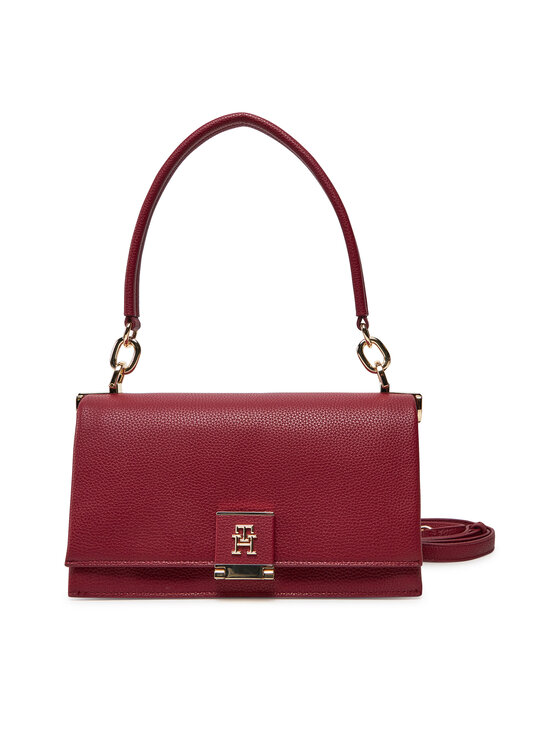 Tommy Hilfiger Tommy Hilfiger Handtasche Th Her Med Crossover AW0AW17216 Rot