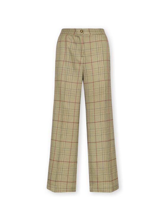 Elena Mirò Elena Mirò Spodnie materiałowe P057P100594N001 Bordowy Regular Fit