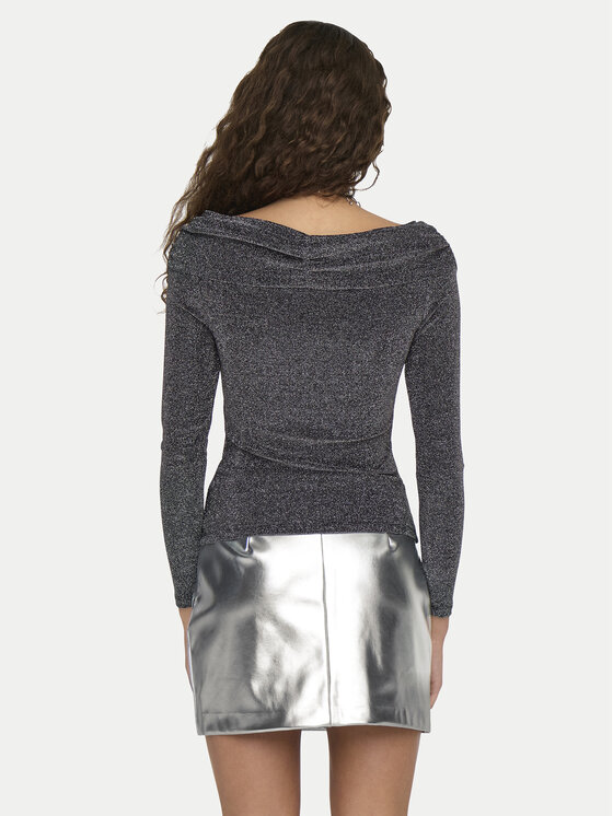 ONLY ONLY Bluza Queen 15331413 Siva Slim Fit