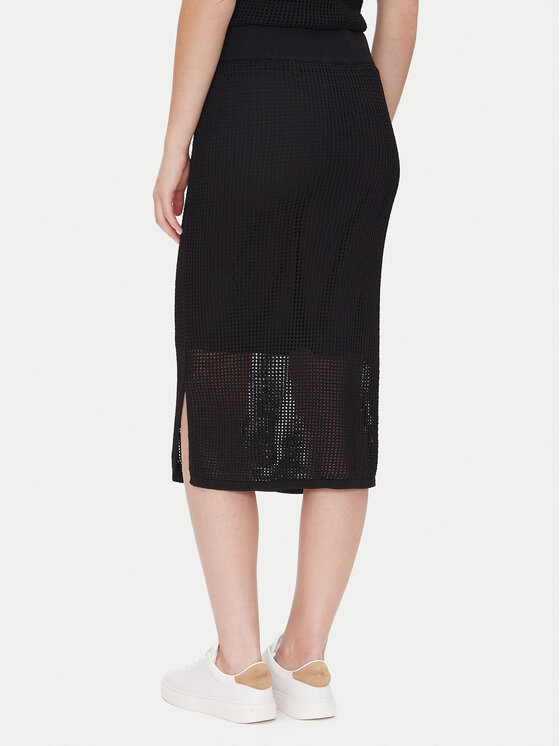 DKNY DKNY Pouzdrová sukně P5BRAV85 Černá Slim Fit