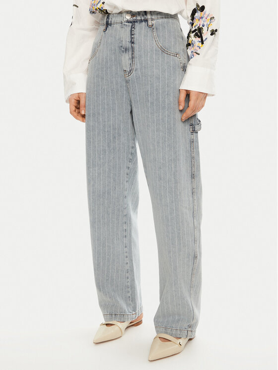 Munthe Munthe Τζιν Shimo 244142024405 Μπλε Regular Fit