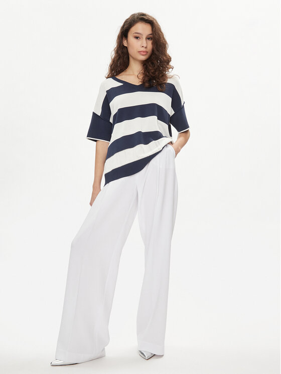 Liu Jo Liu Jo Блуза TA4115 MS36L Бял Loose Fit