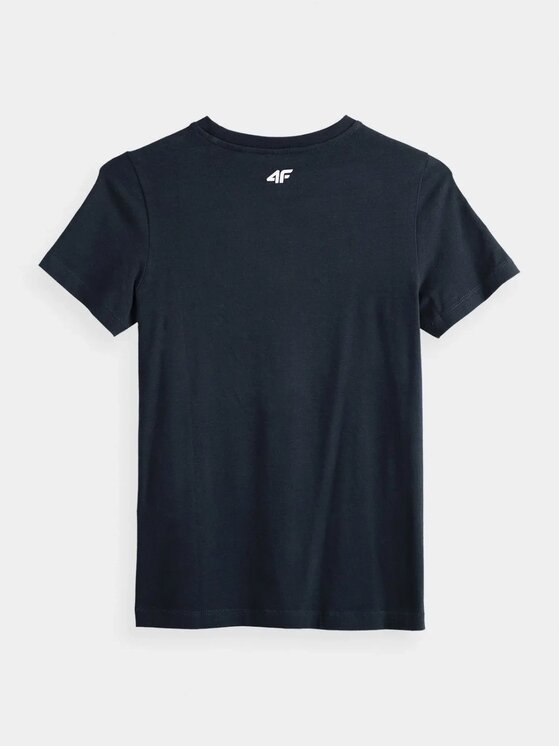 4F 4F T-Shirt 4FJWSS25TTSHM3051-20S Μαύρο Regular Fit