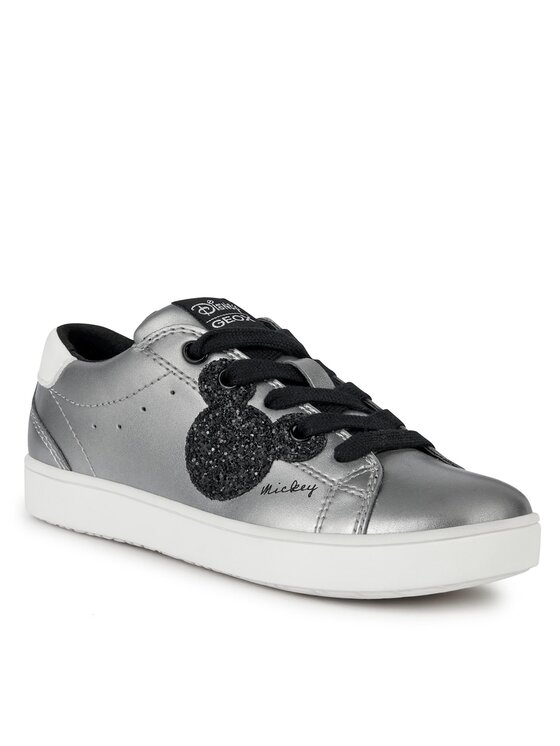 Geox Geox Tenisice J Kathe Girl J36EUH 000NF C1007 S Srebrna