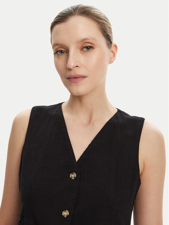 Vero Moda Vero Moda Mellény Caia 10333795 Fekete Regular Fit