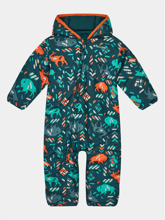 Columbia Columbia Talvekombinesoon Powder Lite™ Reversible Bunting Roheline Regular Fit