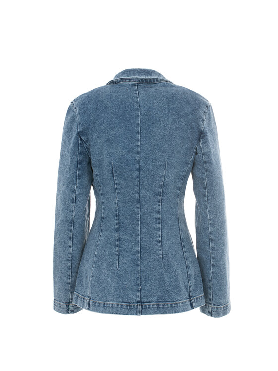 BENU BENU Marynarka MARYNARKA JEANSOWA Niebieski Relaxed Fit